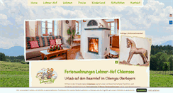 Desktop Screenshot of lohner-hof.de
